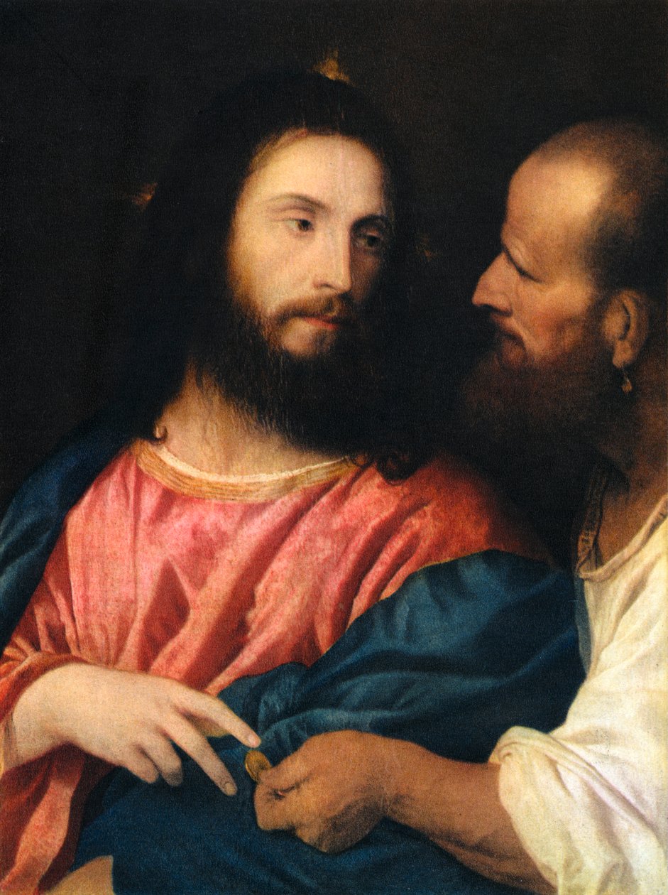 Het belastinggeld, 1518, 1937 door Tiziano Vecelli