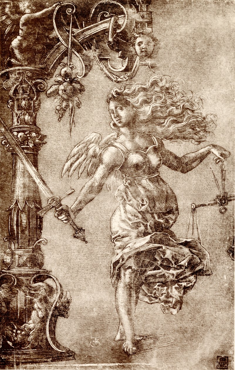 Justitia door Tobias Stimmer