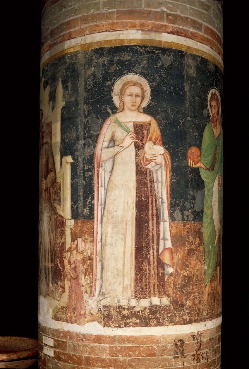 Sint Agnes door Tomaso da (late 15th century) Modena