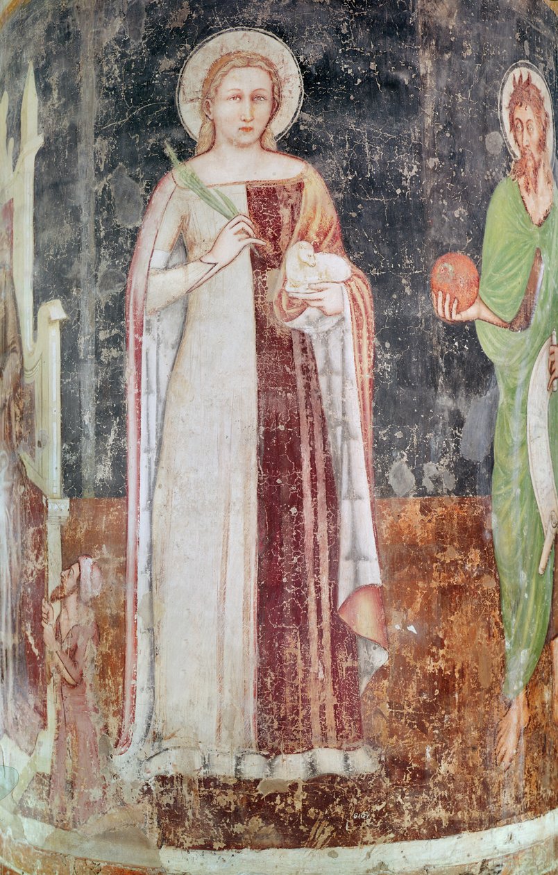 St. Agnes door Tommaso da Modena