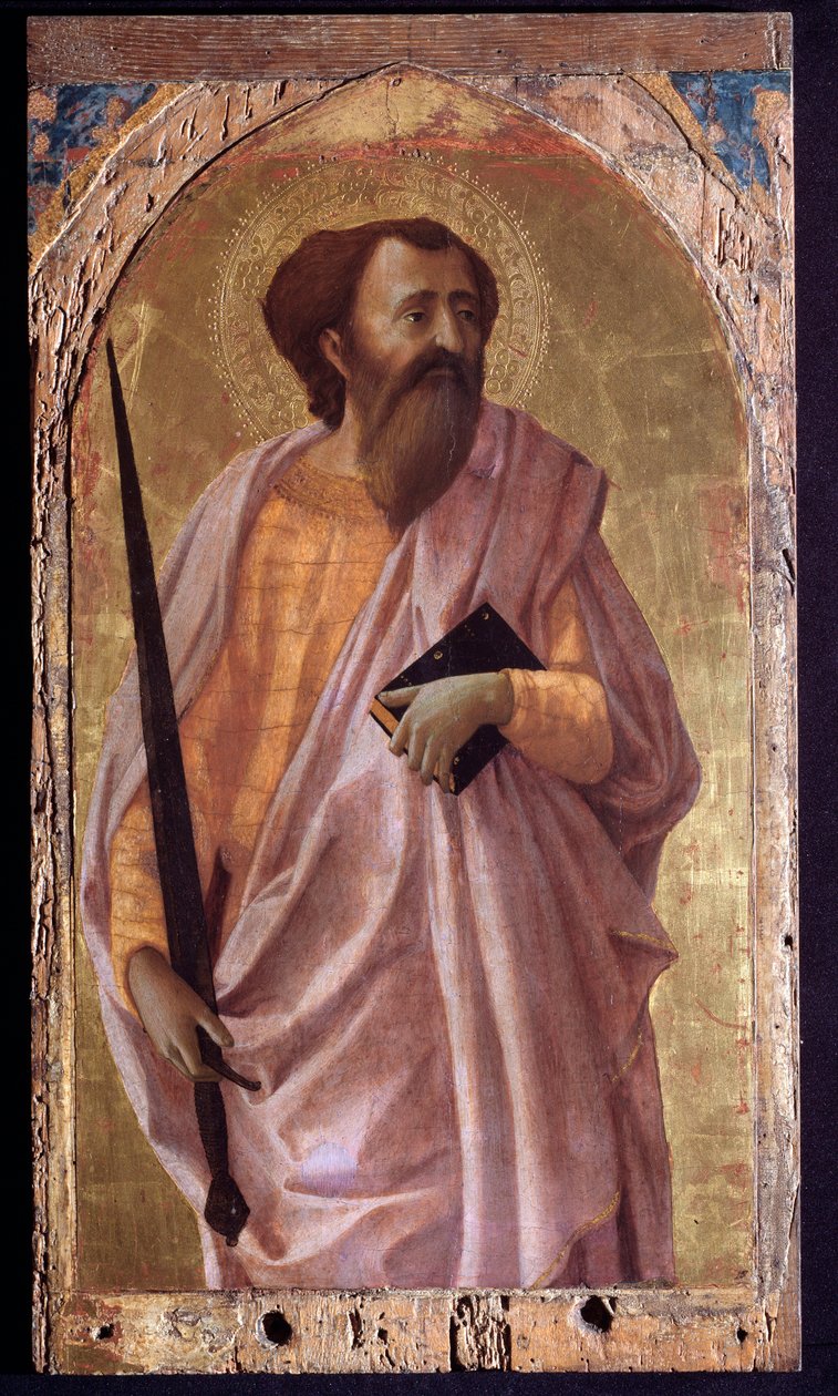 Sint Paulus door Tommaso Masaccio