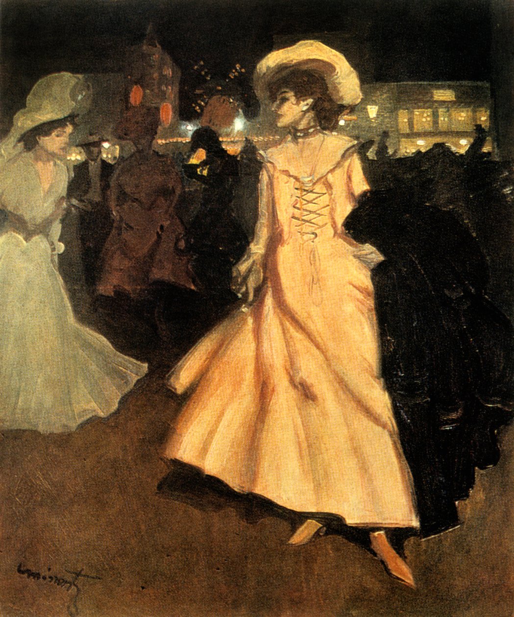 Vertrek uit de Moulin Rouge, 1901-1902 door Tony Minartz