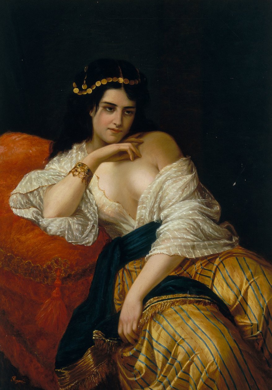 Odalisque door Torquato Mazzoni