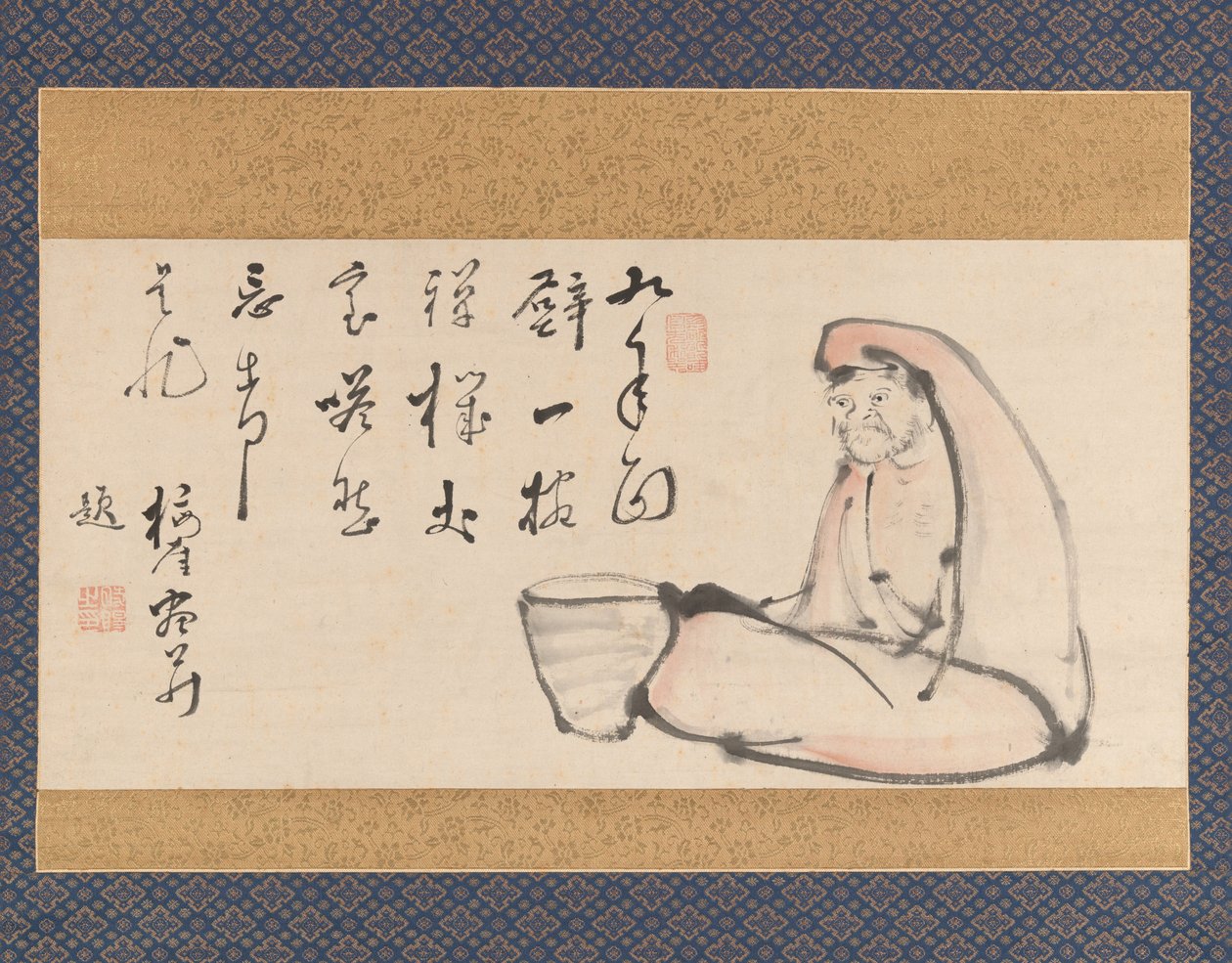 Daruma, 18e eeuw door Totoki Baigai