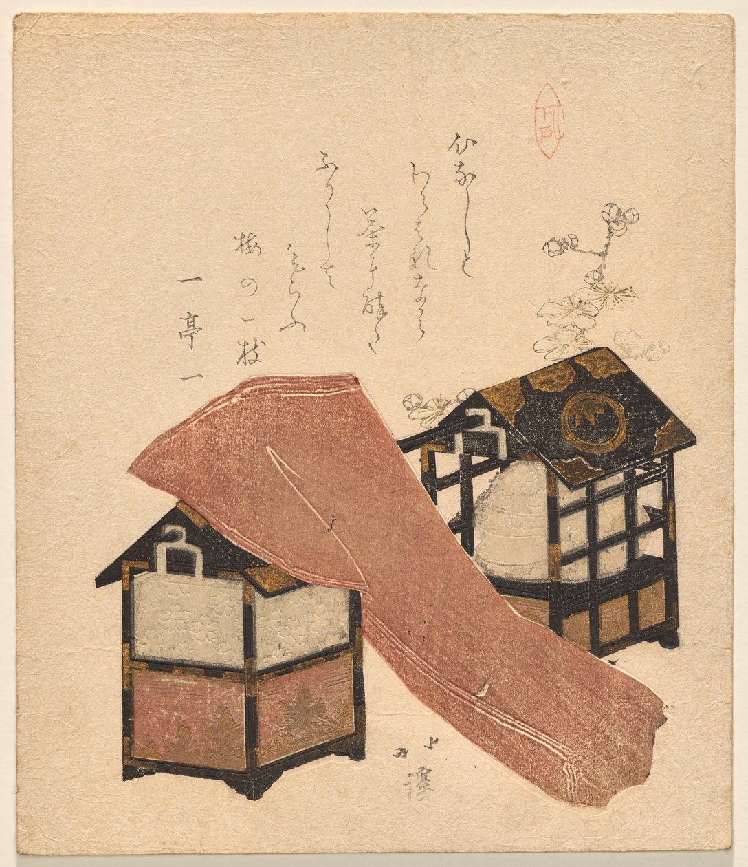 Totaalonthouder door Totoya Hokkei