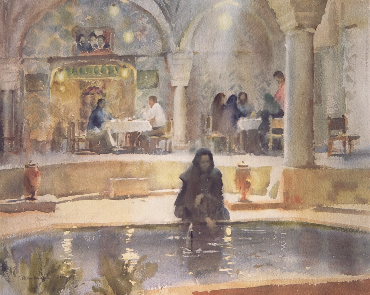 In het Theehuis, Kerman door Trevor Chamberlain