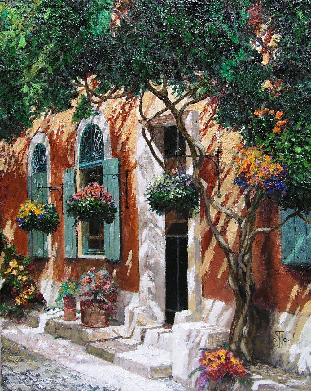 Deuren en ramen, Pietrasanta, Toscane, 2000 door Trevor Neal