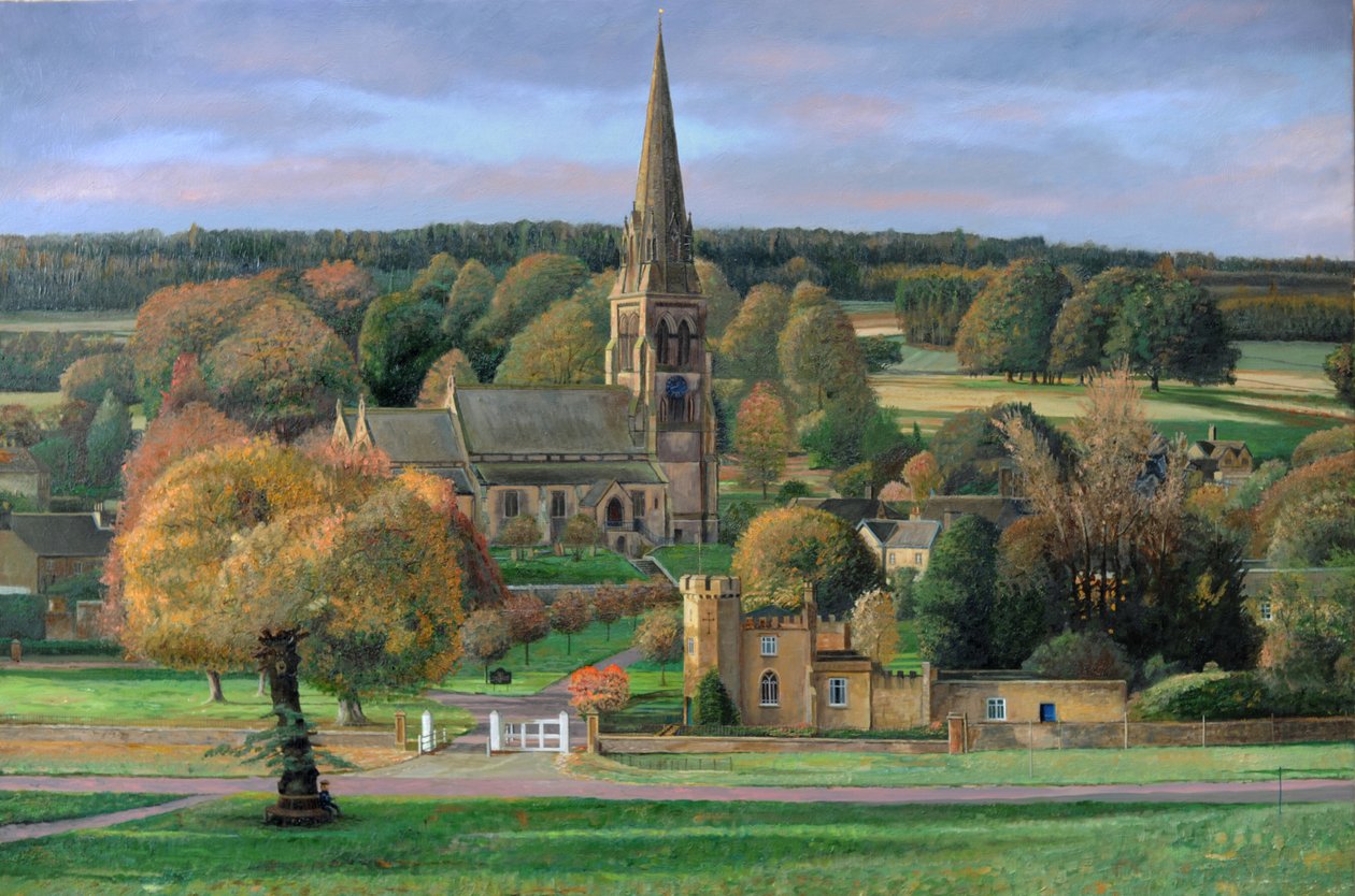 Edensor, Chatsworth Park, Derbyshire door Trevor Neal