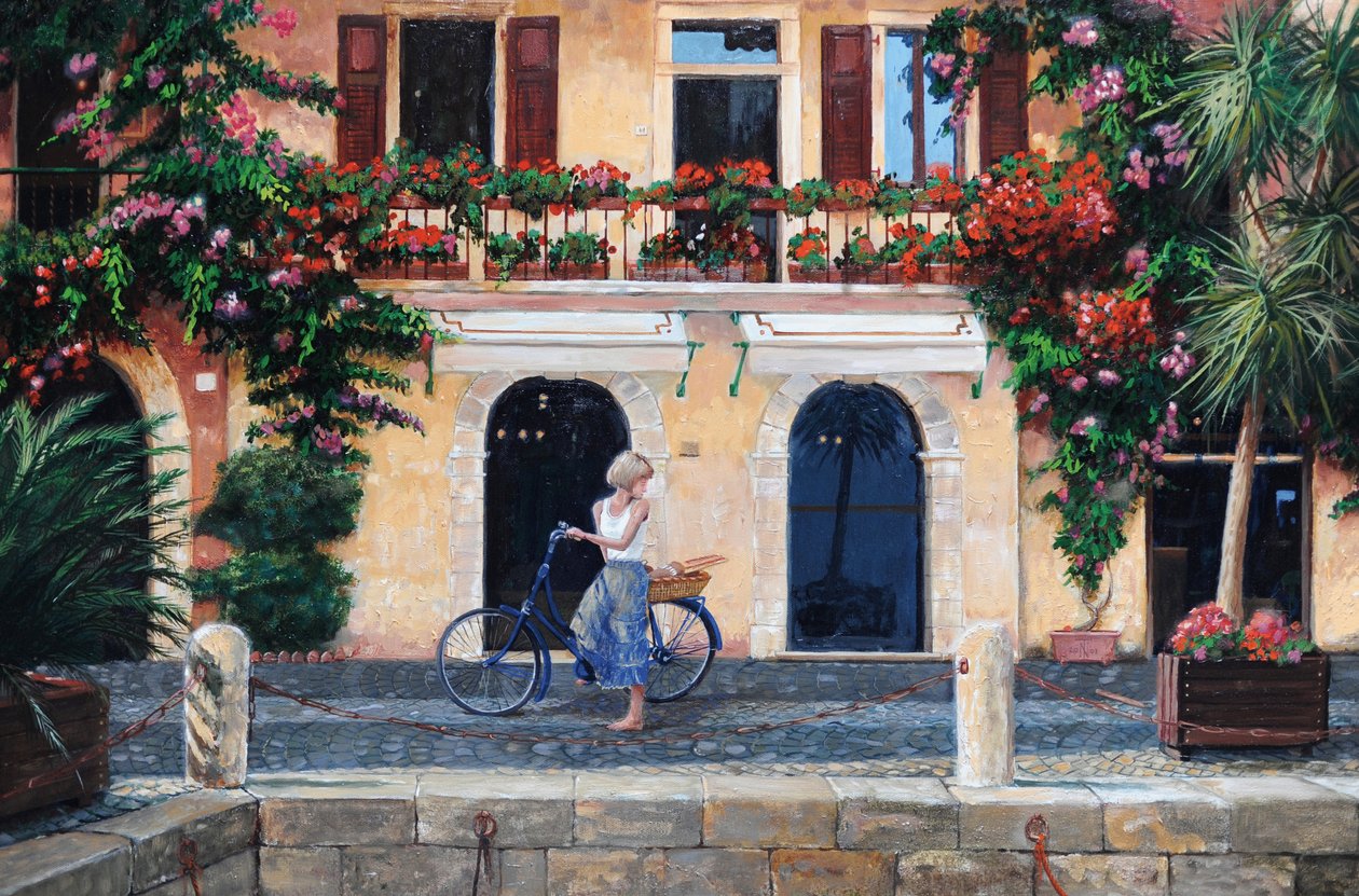Limone, Gardameer, Italië, 2003 door Trevor Neal