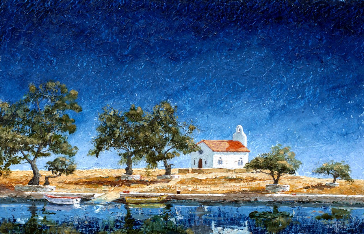 Paxos, Corfu, 2006 door Trevor Neal