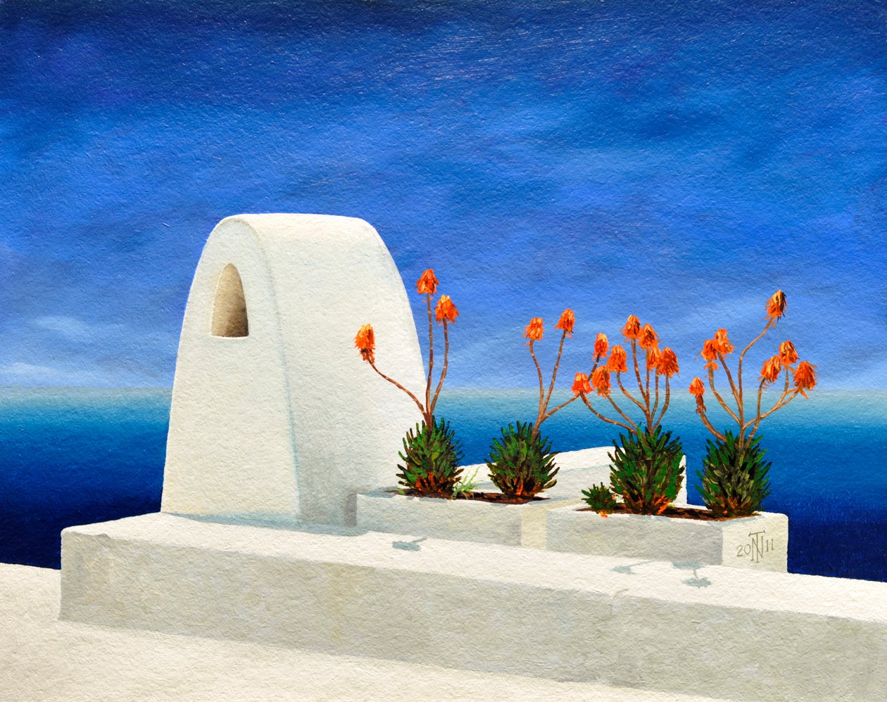 Santorini 11, 2010 door Trevor Neal