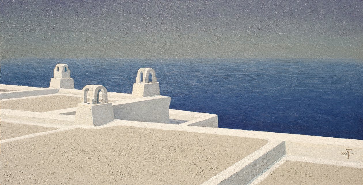 Santorini II, 2010 door Trevor Neal
