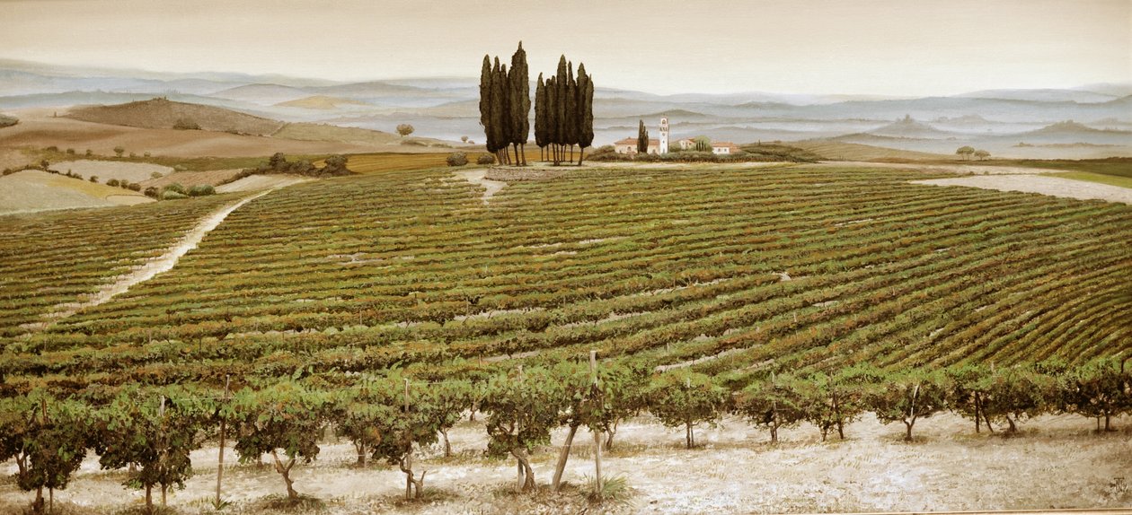 Boomcirkel, Toscane door Trevor Neal