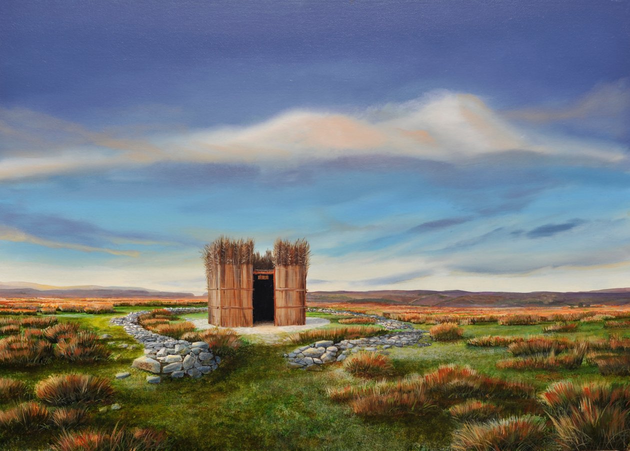 Bedoeïenenhut in Derbyshire, 2012 door Trevor Neal