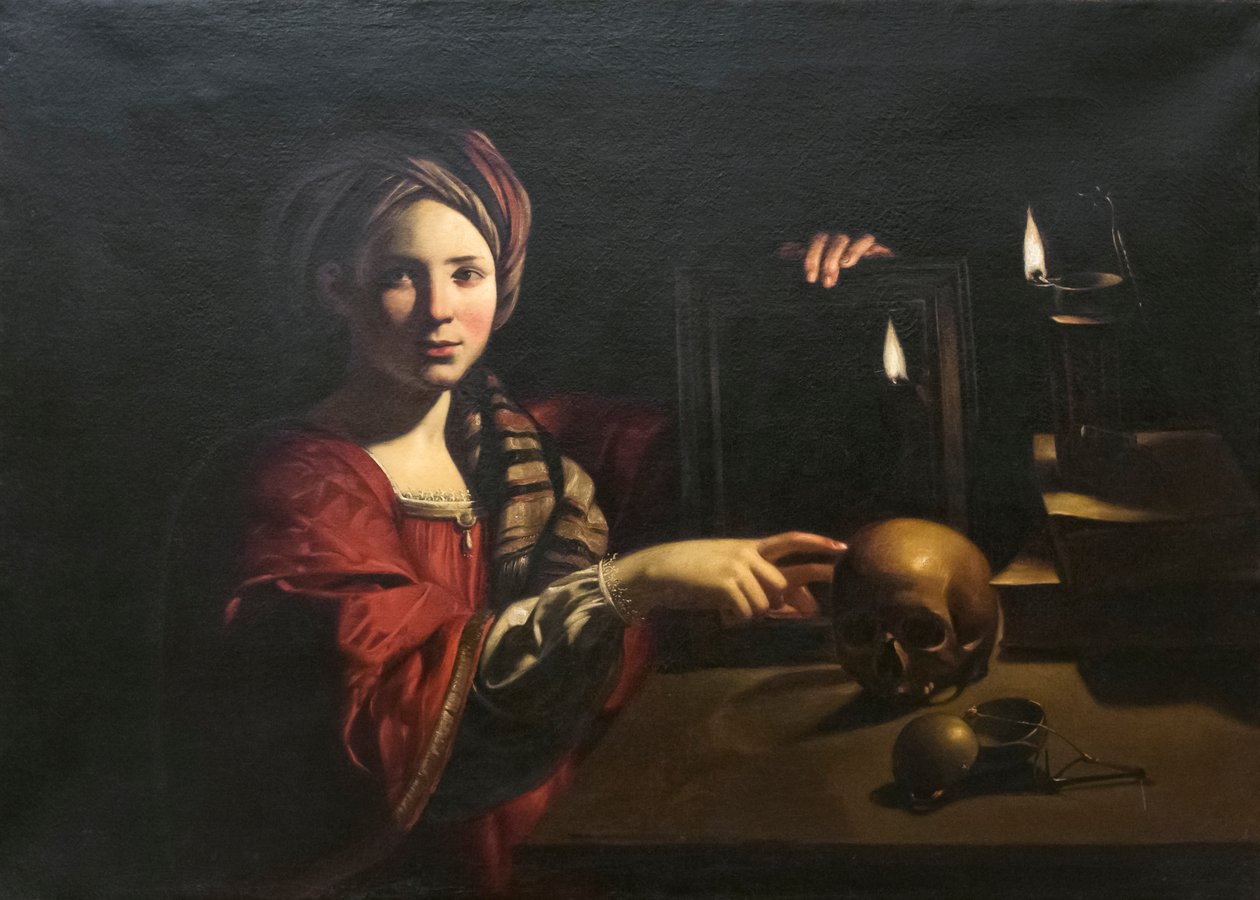 Vanitas, allegorie van ijdelheid door Trophime Bigot
