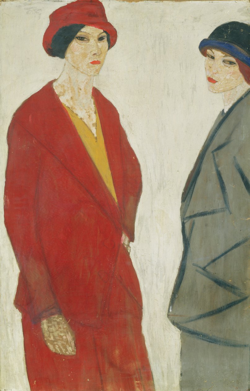 Twee Vrouwen door Ubaldo Oppi