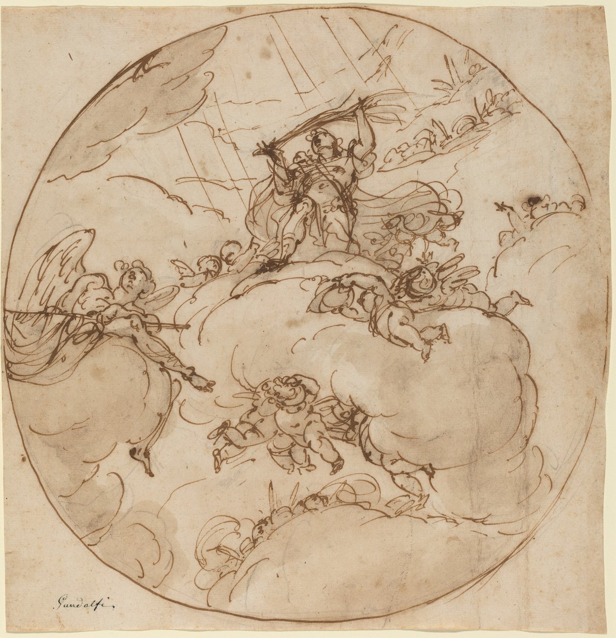 De apotheose van San Vitale door Ubaldo Gandolfi