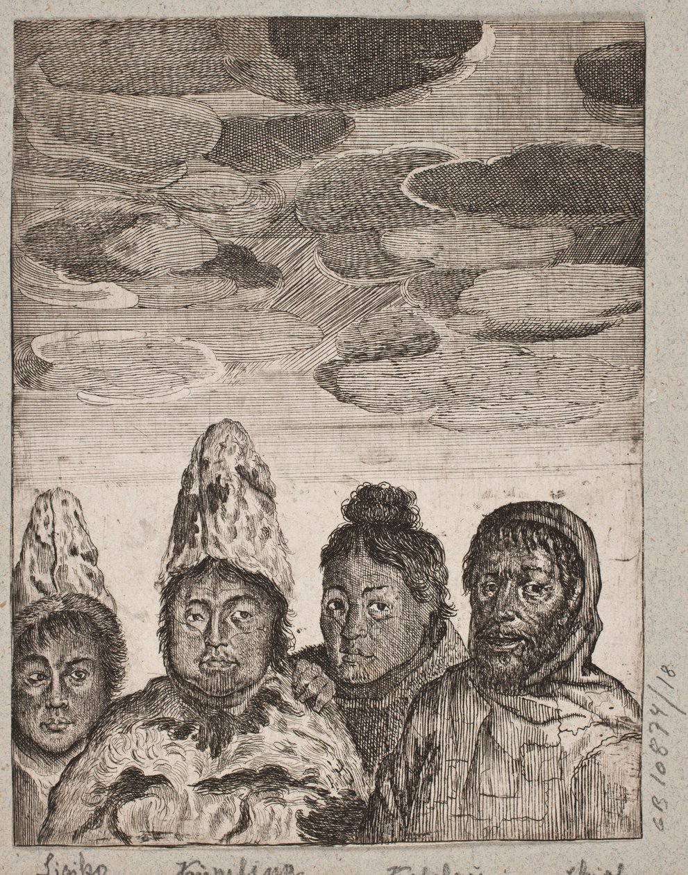 Vier Inuit door Ubekendt