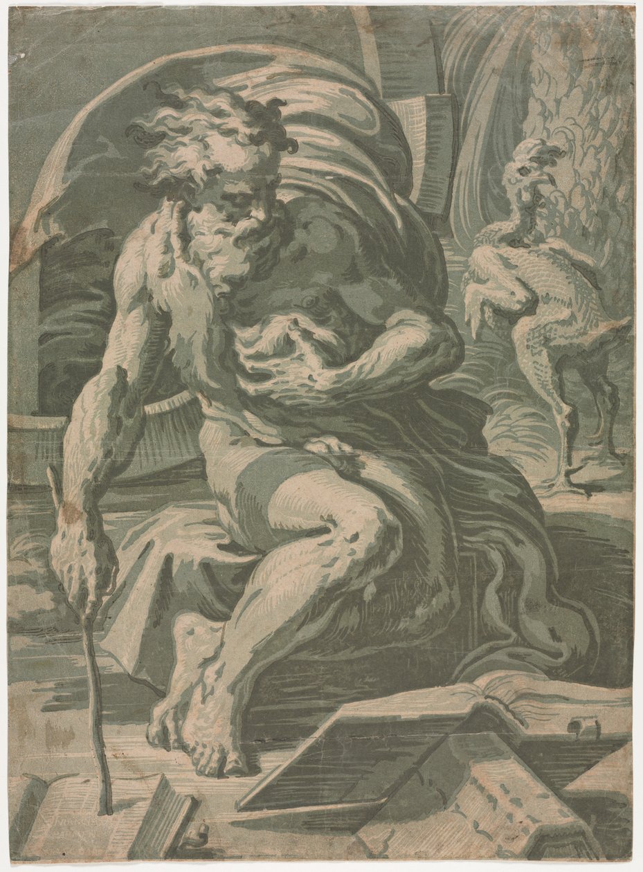 Diogenes door Ugo da Carpi