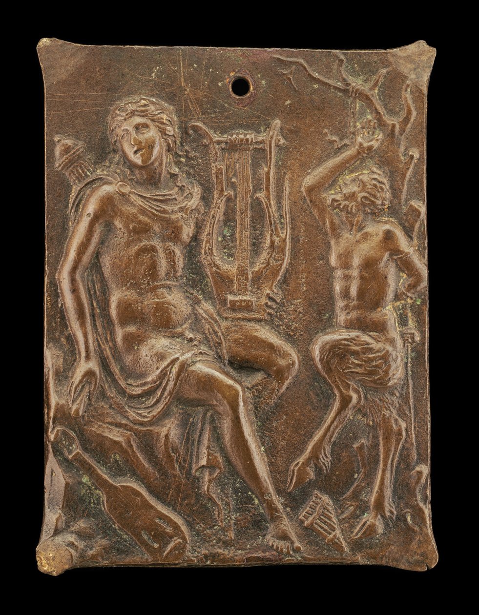 Apollo en Marsyas, begin 16e eeuw door Ulocrino