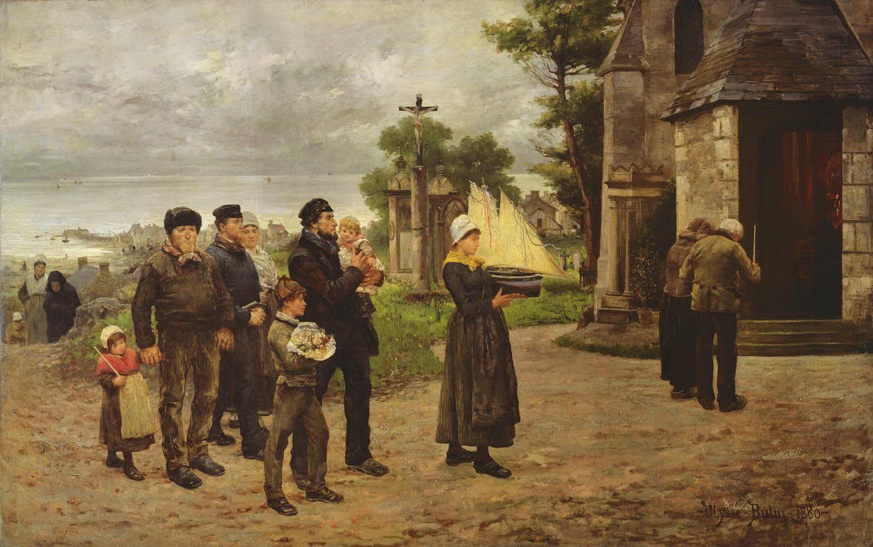 Ex-Voto, 1880 door Ulysse Louis Auguste Butin