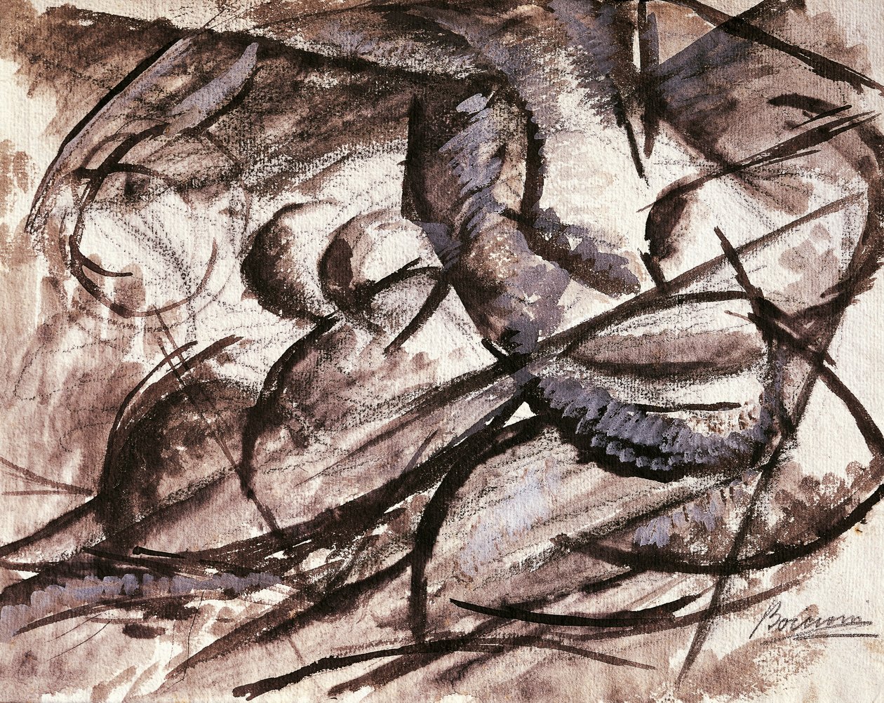 Dynamiek door Umberto Boccioni