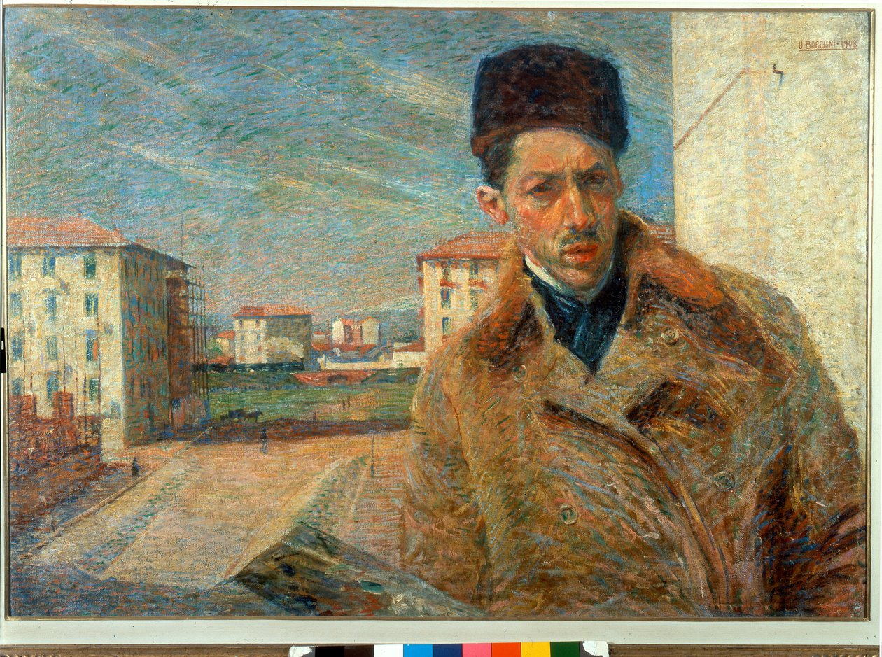 Zelfportret door Umberto Boccioni