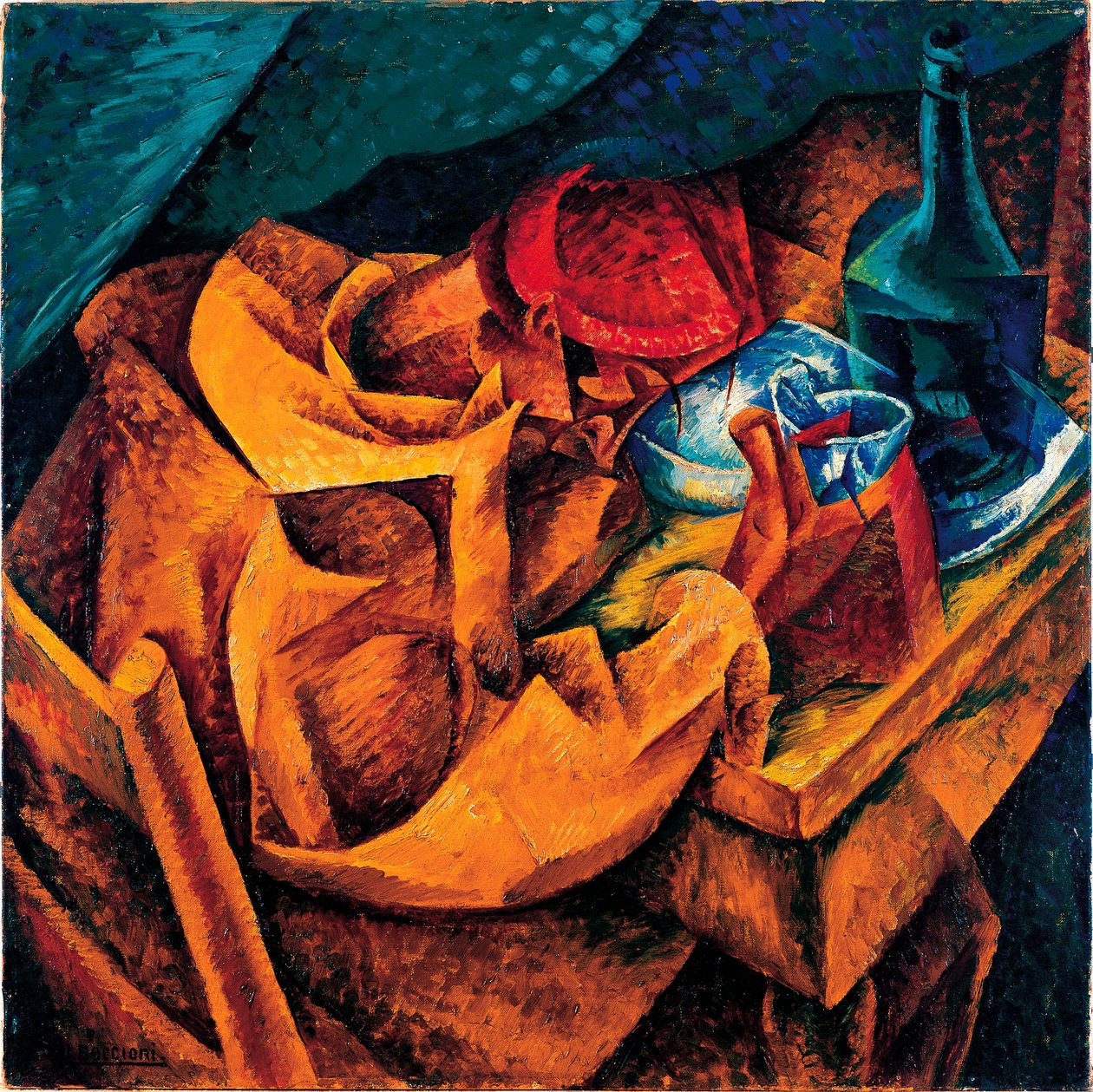 De drinker door Umberto Boccioni