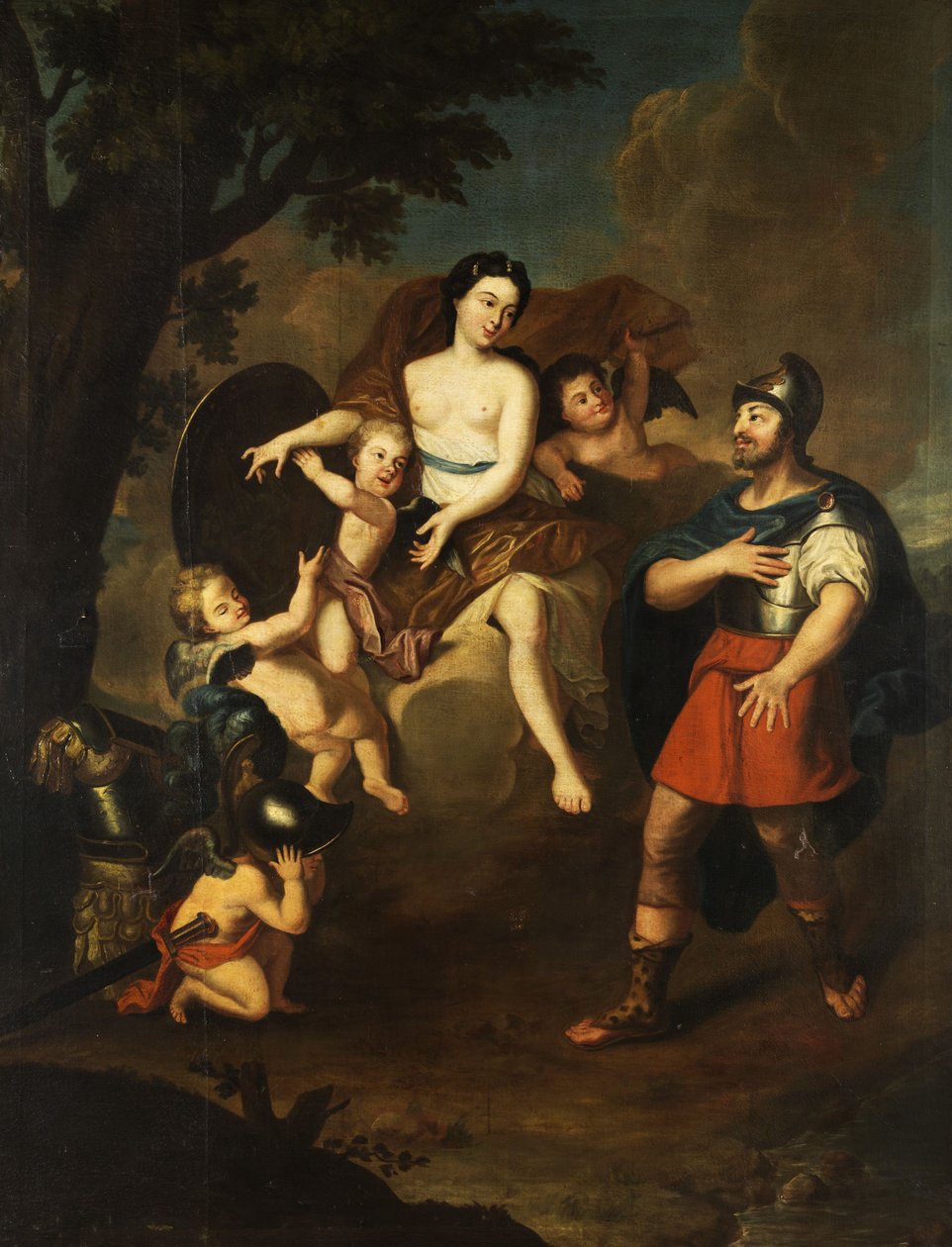 Apotheose van de godin van de oorlog Minerva door Unbekannt Unbekannt