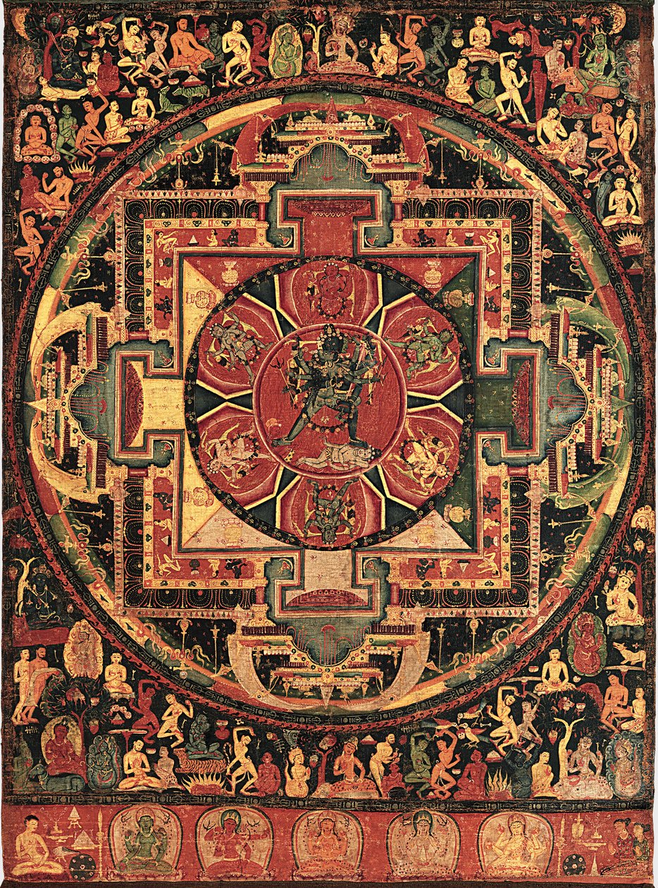 Chakrasamvara Mandala door Unbekannt Unbekannt