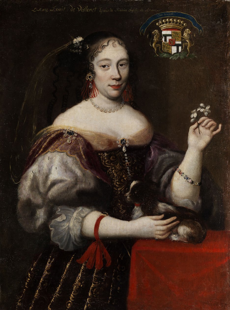 Dame Louise de Vallenet Epus de Messire Charle door Unbekannt Unbekannt
