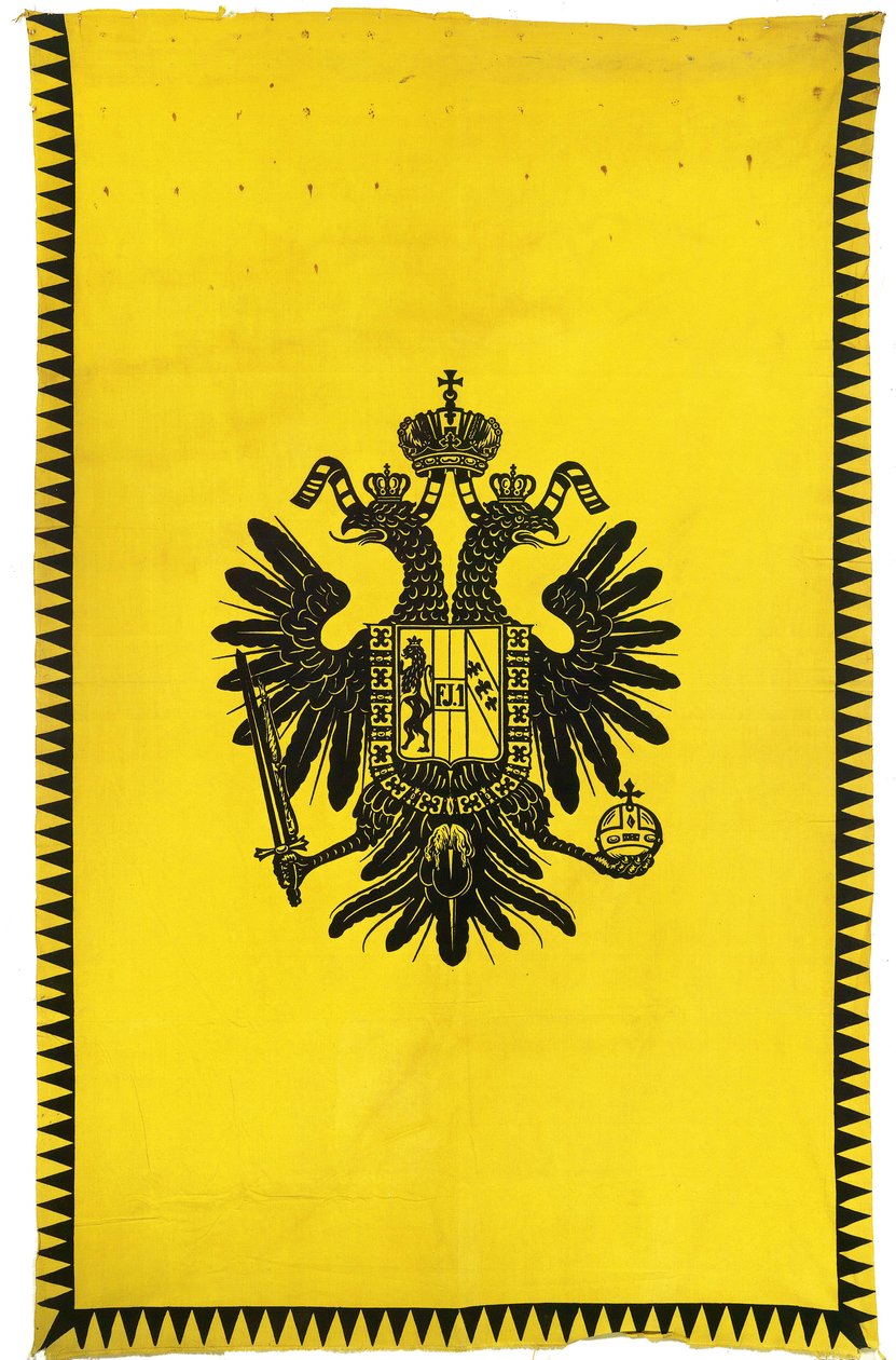 Vlag van het keizerrijk Oostenrijk door Unbekannt Unbekannt