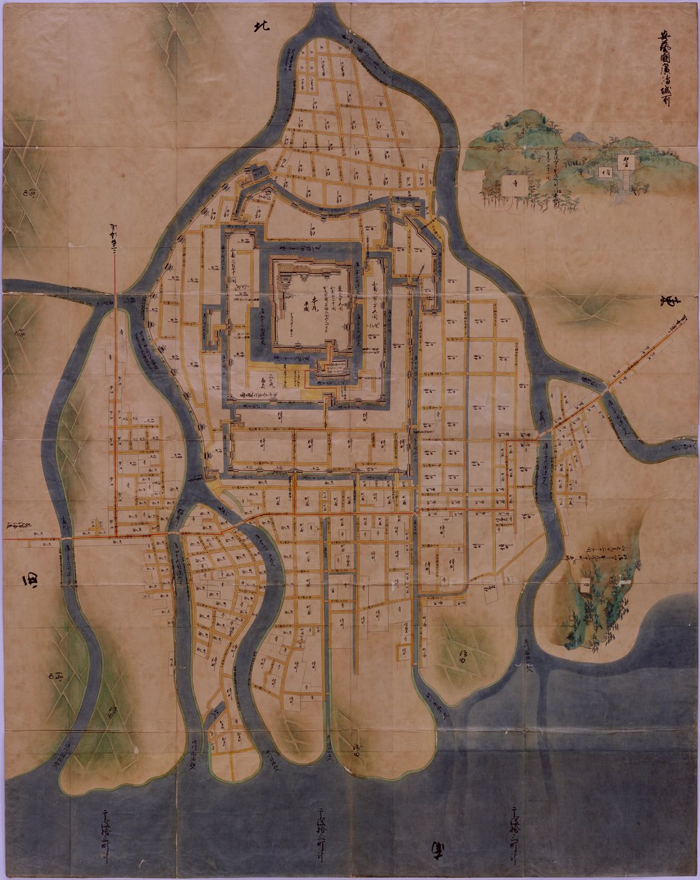 Hiroshima Kasteelstad 1644 door Unbekannt Unbekannt
