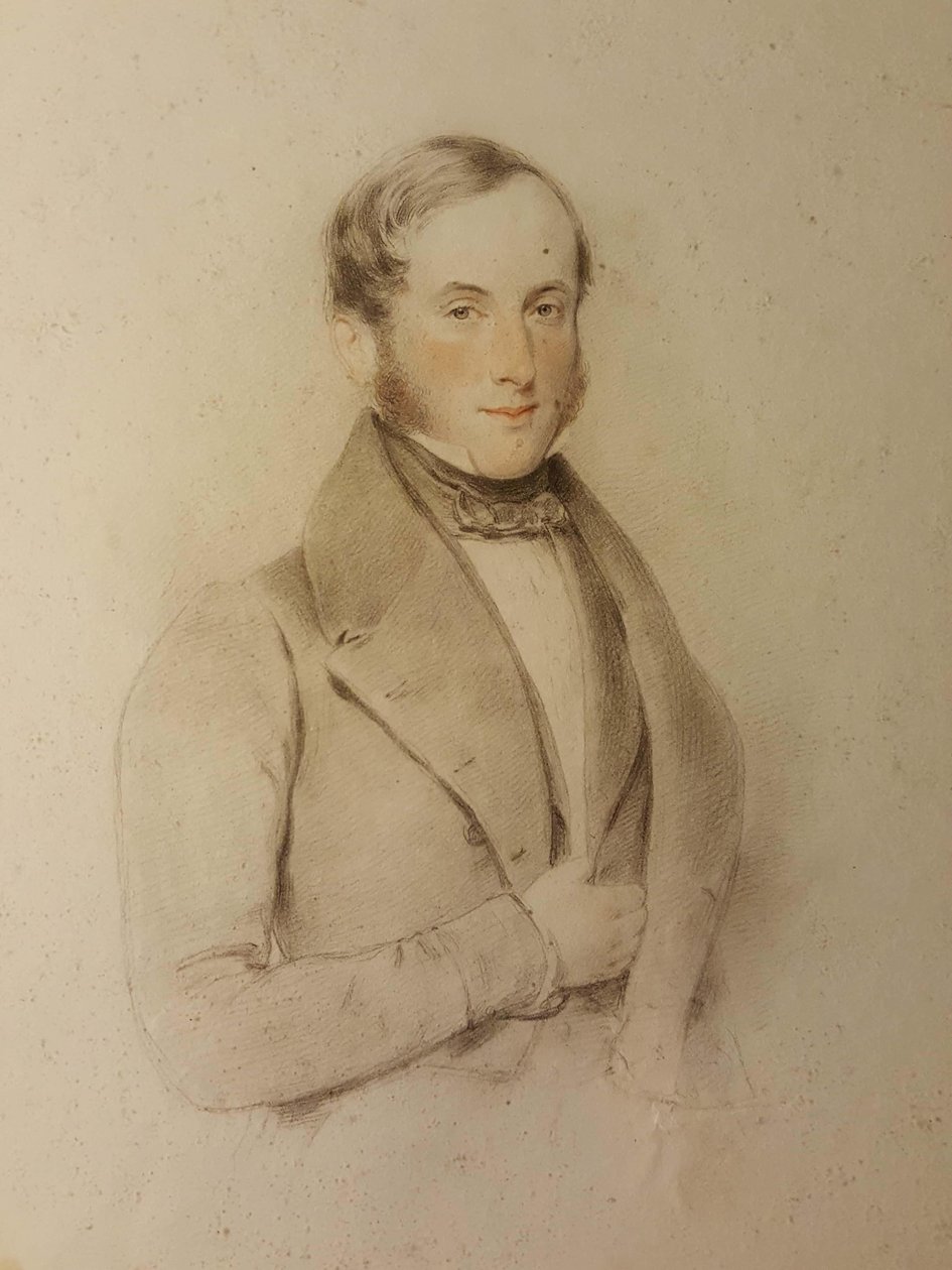 Portret van Edward Hartopp Grove door Unbekannt Unbekannt
