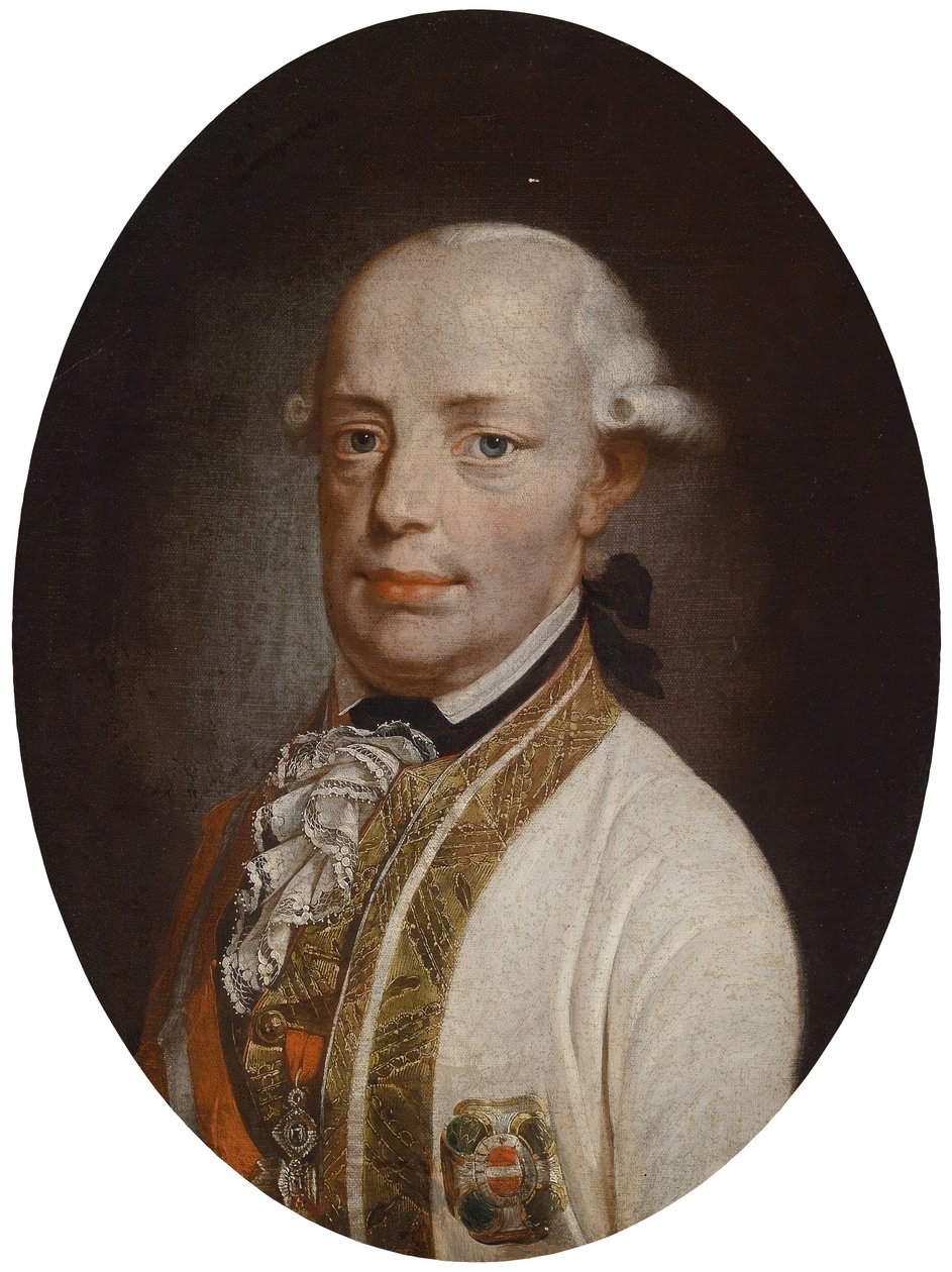 Portret van Keizer Leopold II (1747-1792) door Unbekannt Unbekannt