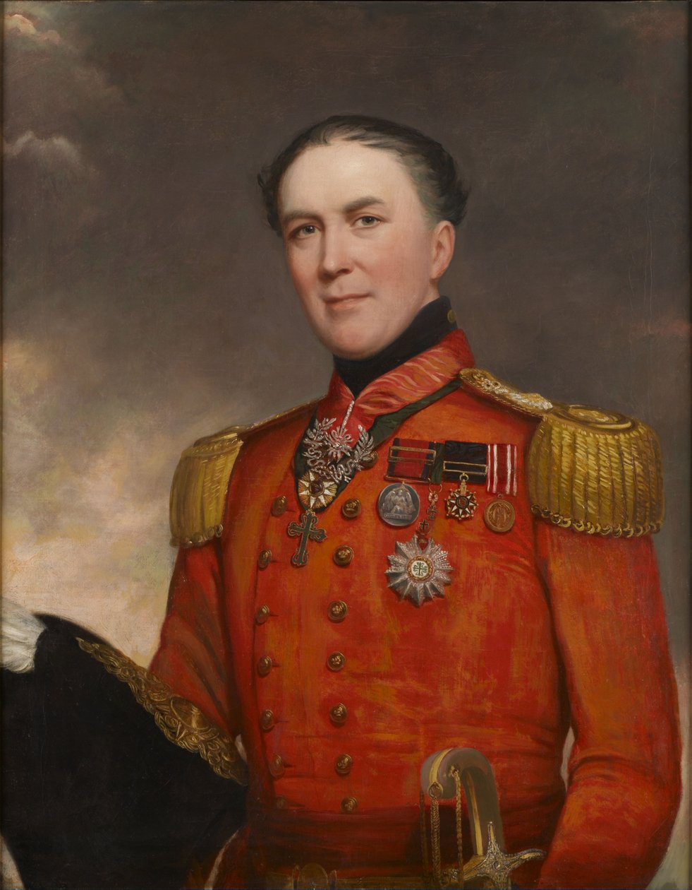 Portret van Sir George Lloyd Hodges door Unbekannt Unbekannt