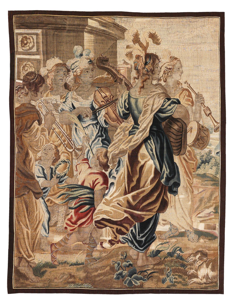 Tapisserie (Fragment) door Unbekannt Unbekannt