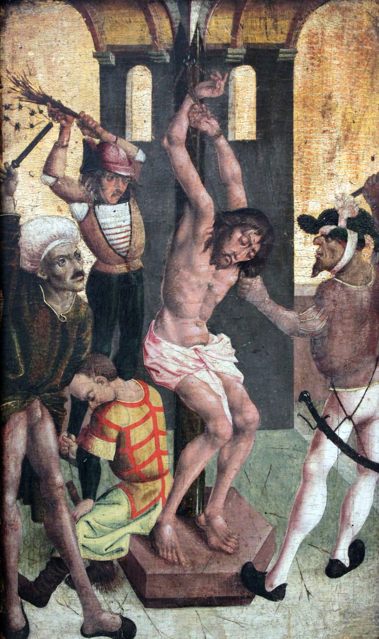 Geseling van Jezus Christus door Unbekannt Unbekannt