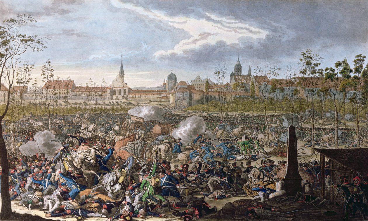 Slag bij Leipzig, 19 oktober 1813 door Unbekannt Unbekannt