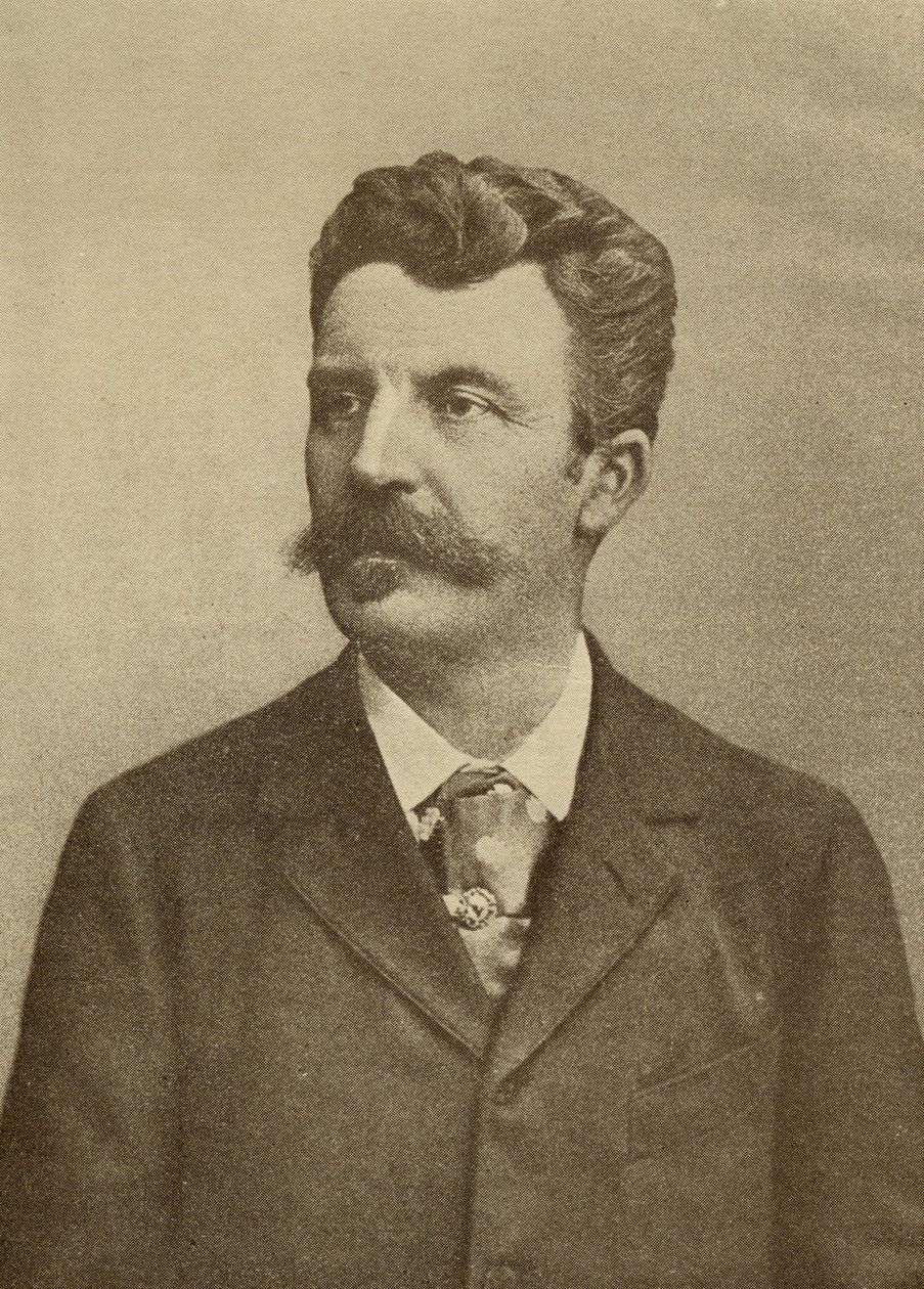 Guy de Maupassant (1850-93) door Unbekannt Unbekannt
