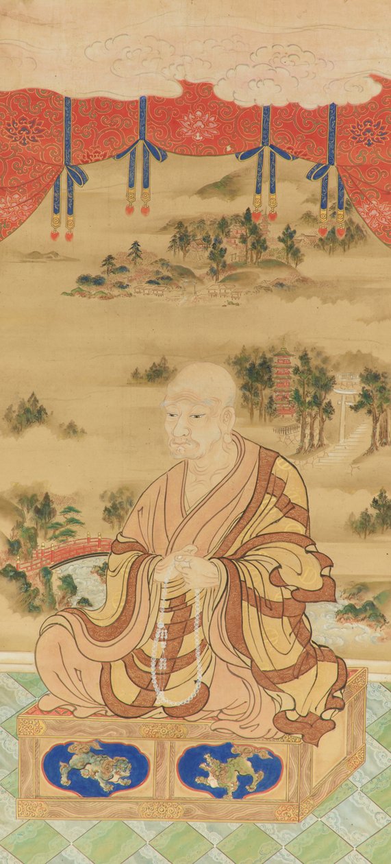 Afbeelding van Grootmeester Jigen Daishi (Tenkai) door Unbekannt Unbekannt