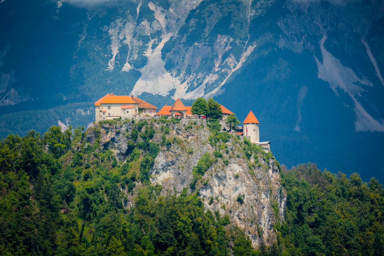 Meer van Bled, Slovenië door Unbekannt Unbekannt