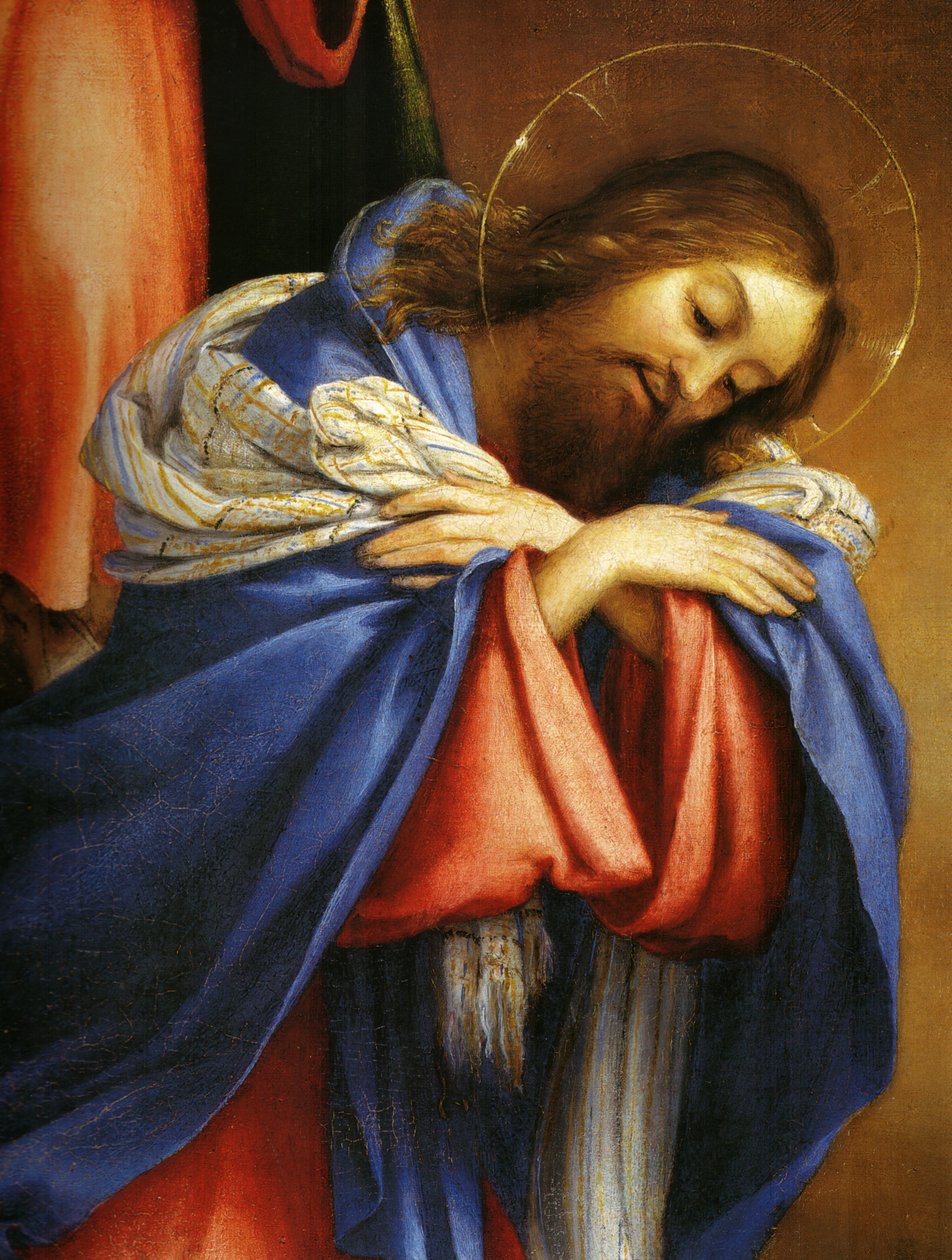 Lotto, Christus neemt afscheid van zijn moeder door Unbekannt Unbekannt