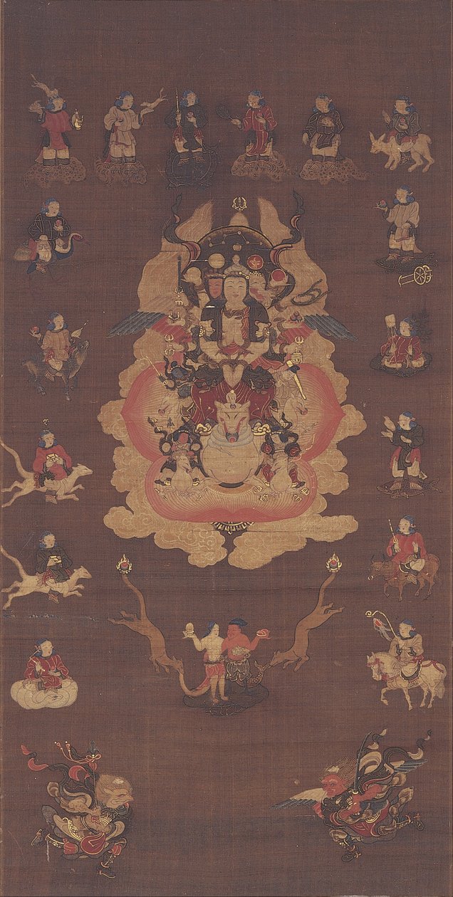 Mandala van Dakini-Tenki door Unbekannt Unbekannt