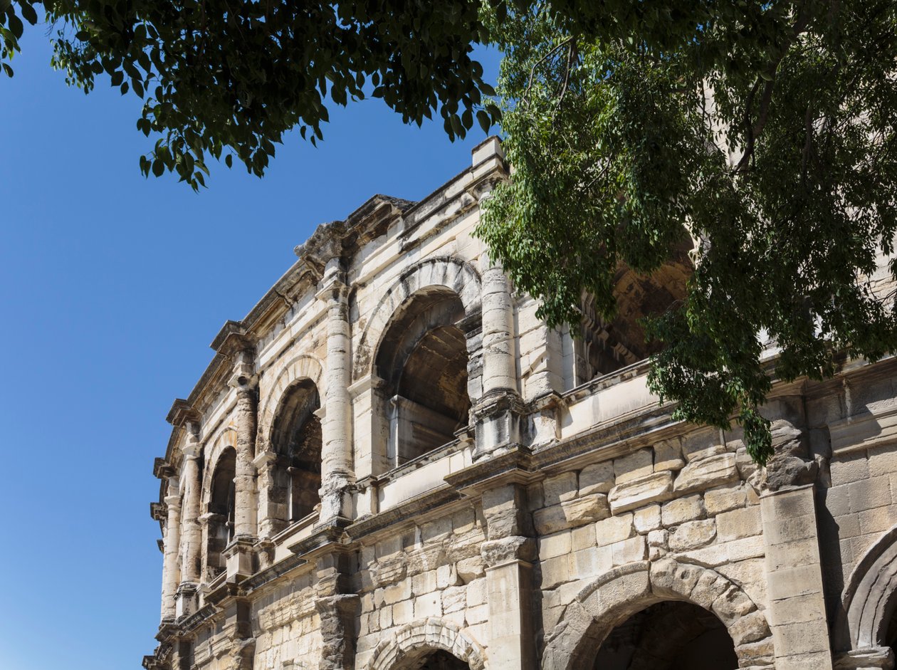 Nîmes, Frankrijk. Romeins amfitheater. door Unbekannt Unbekannt