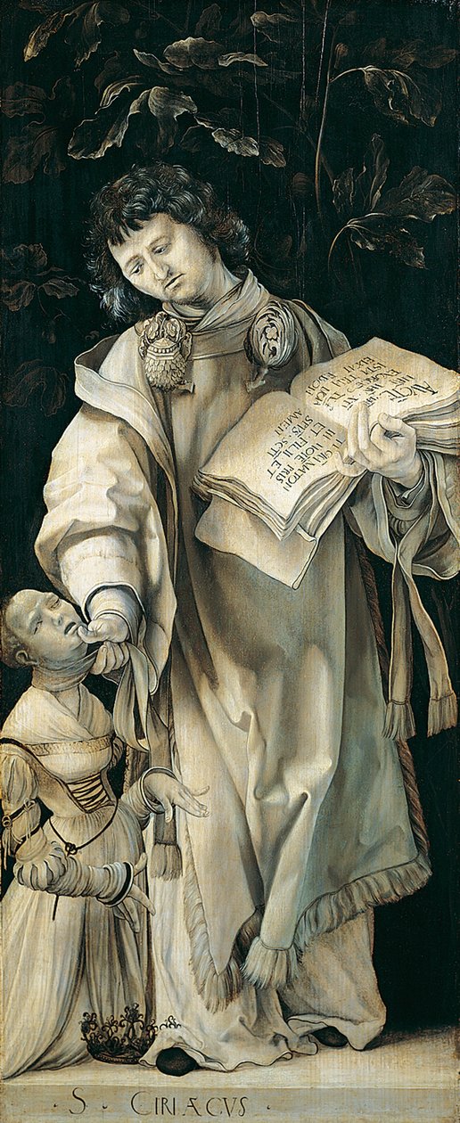 St. Laurentius, St. Cyriacus door Unbekannt Unbekannt