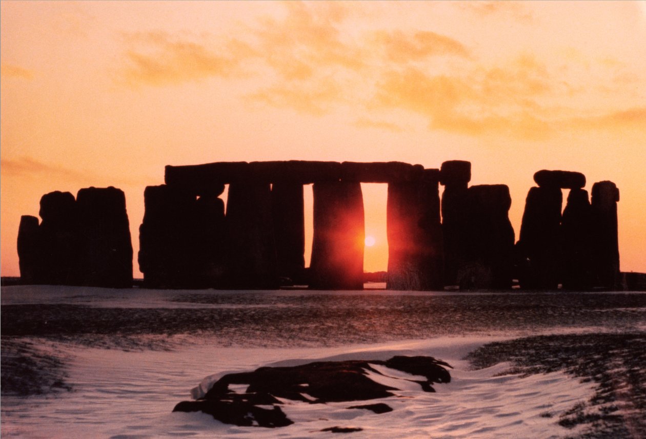 Stonehenge, Winterzonnewende door Unbekannt Unbekannt