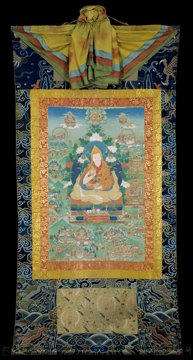 De afdaling van de vijfde Dalai Lama uit de Pure Landen door Unbekannt Unbekannt