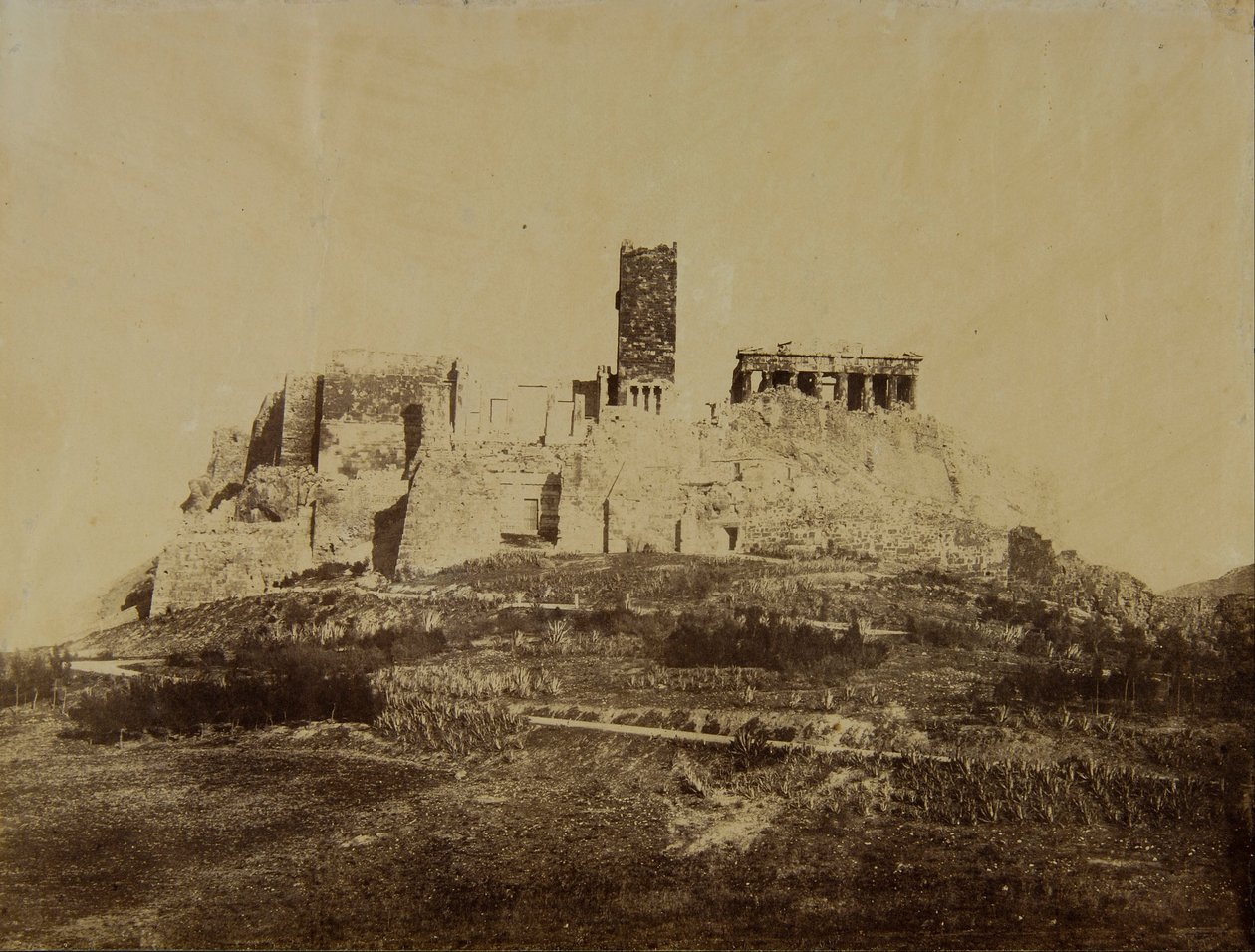 De Westkant van de Akropolis door Unbekannt Unbekannt