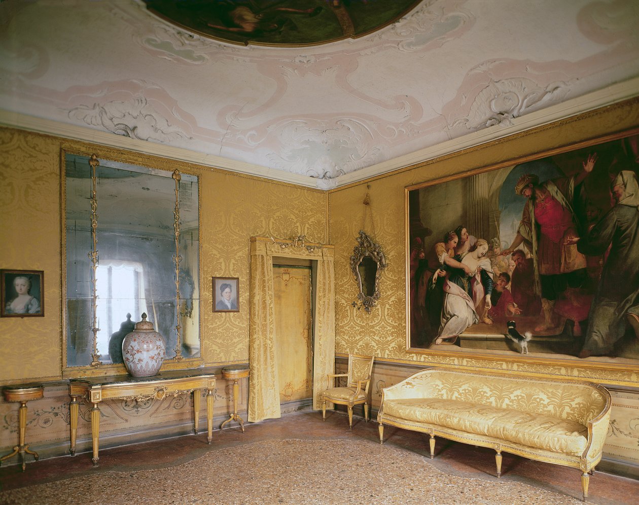 De gele tekenkamer, Ca Rezzonico, Museo del Settecento, Venetië door Unbekannt Unbekannt